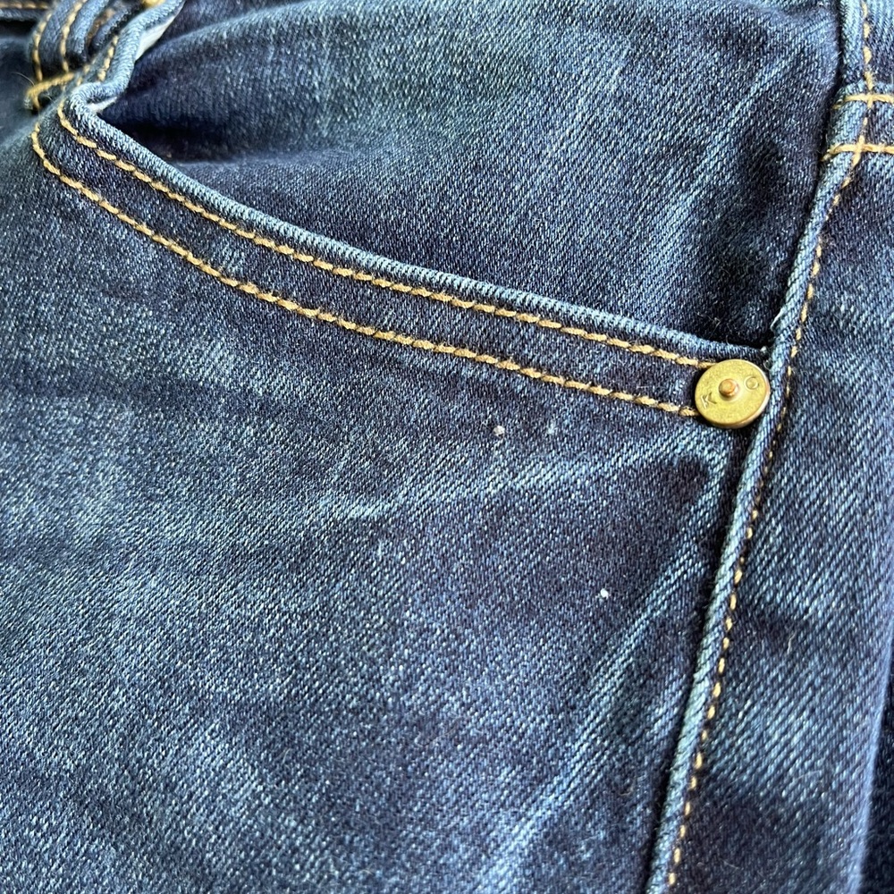 KanCan Curvy Dark Wash Curvy Denim Jeans Estillo Size 13/30 - Picture 4 of 16